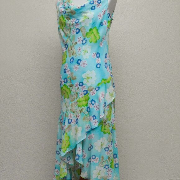 🌸 90s Fairycore Slip-On Dress — Ethereal, Asymmetric, Breathtaking | M | EVC - Picture 1 of 8